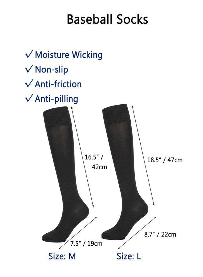 Vikodah Athletic Knee High Socks Multi-Sports Long Socks for Men Women Baseball Softball Soccer Running - Image 3
