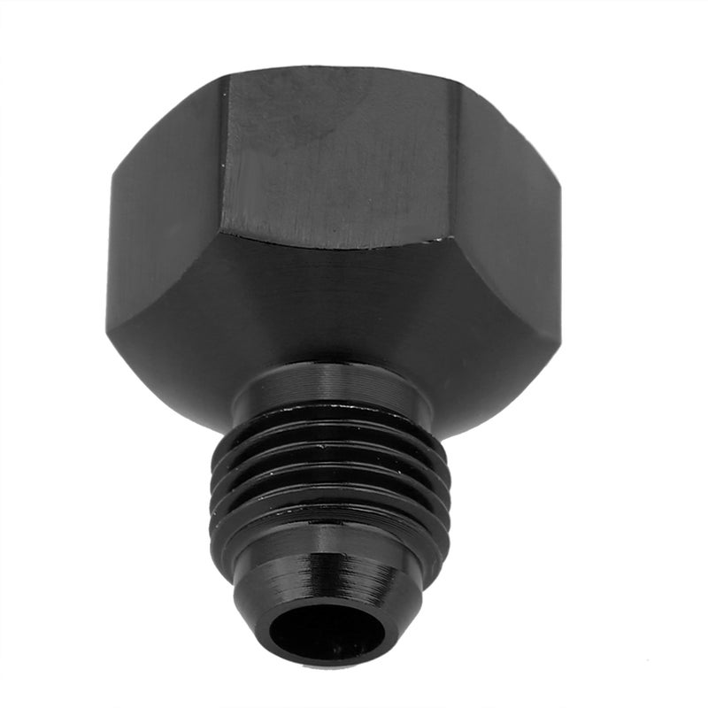 AN10 to AN6 Fitting Adapter: Aluminum Alloy, Lightweight Durable, Precision Machined Threads - Leak-Proof High Pressure Resistance, Polished Anodized Black Finish for Universal Oil Fuel Water Fluid Ai - Image 2