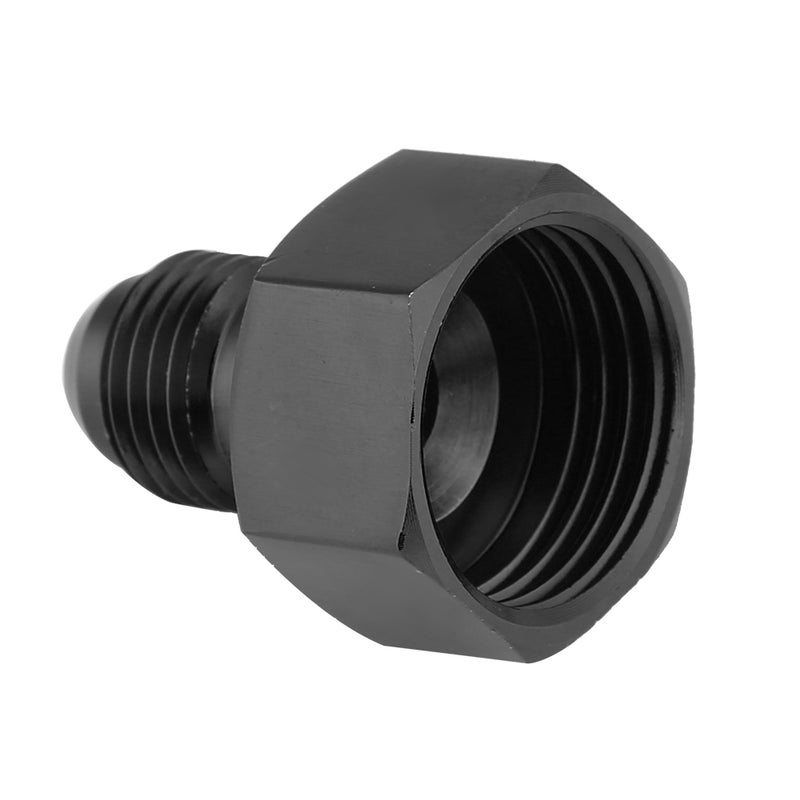 AN10 to AN6 Fitting Adapter: Aluminum Alloy, Lightweight Durable, Precision Machined Threads - Leak-Proof High Pressure Resistance, Polished Anodized Black Finish for Universal Oil Fuel Water Fluid Ai - Image 5