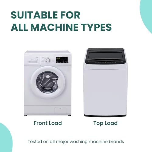 Happi Planet | Washing Machine Cleaner & Descaler Tablets | 8 Tablets | Removes Tough Grime, Limescale & Soap Scum | Used for Top Load & Front Load | Protects Clothes from Residue - Image 3