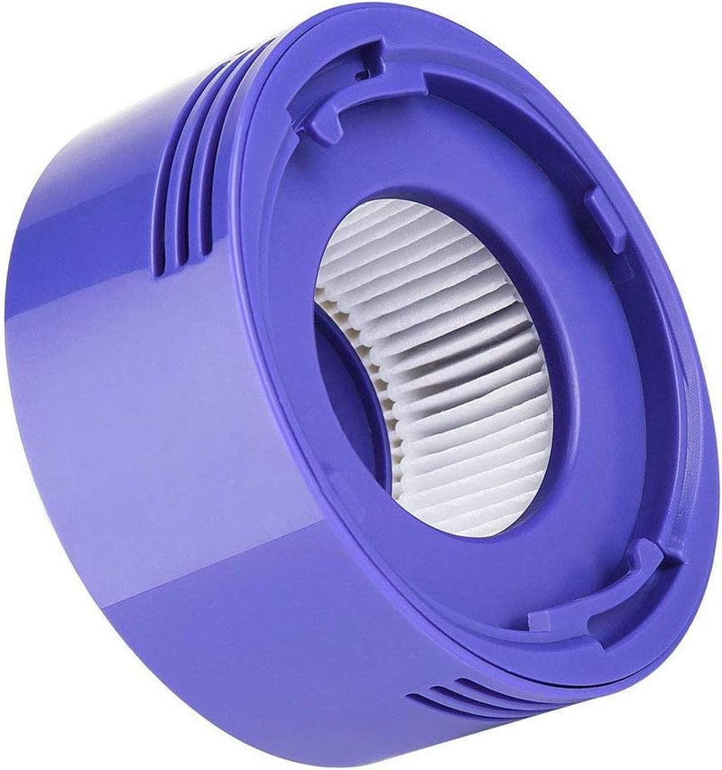 Lemige طقم استبدال المكون من 2 فلتر أولي و2 فلتر نهائي HEPA متوافق مع مكنسات Dyson V7 وV8 Animal وV8 Absolute اللاسلكية، مقارنة برقم القطعة # الفلتر الأولي 96566101 والفلتر النهائي 96747801 - Image 3