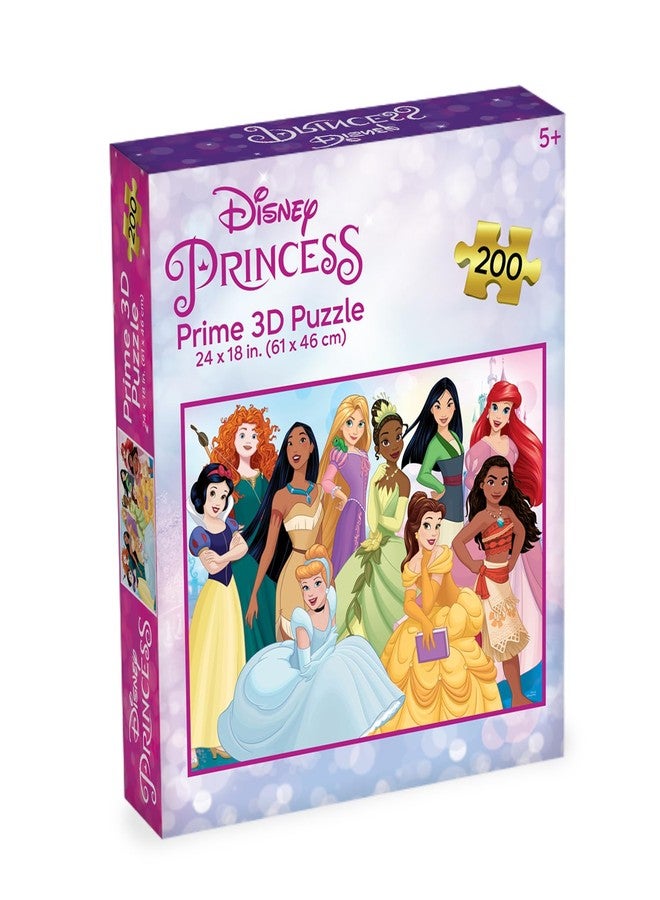 Prime 3D - Disney Princess Collection 3D Jigsaw Puzzle | 200 Piece Lenticular Game for Adults, Kids & Families | 24" x 18" Challenging & Fun Activity with Depth & Motion | Officially Licensed Gift - Image 4
