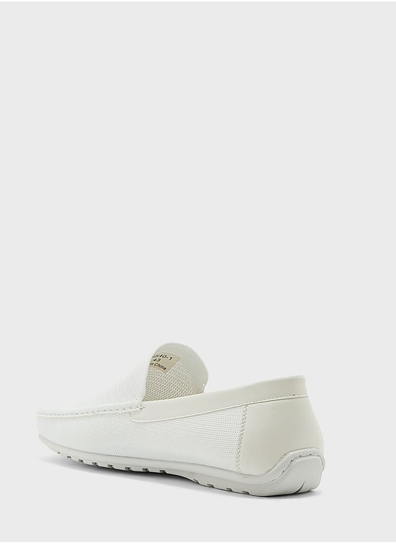 Robert Wood - Knitted Casual Moccasins - Image 1