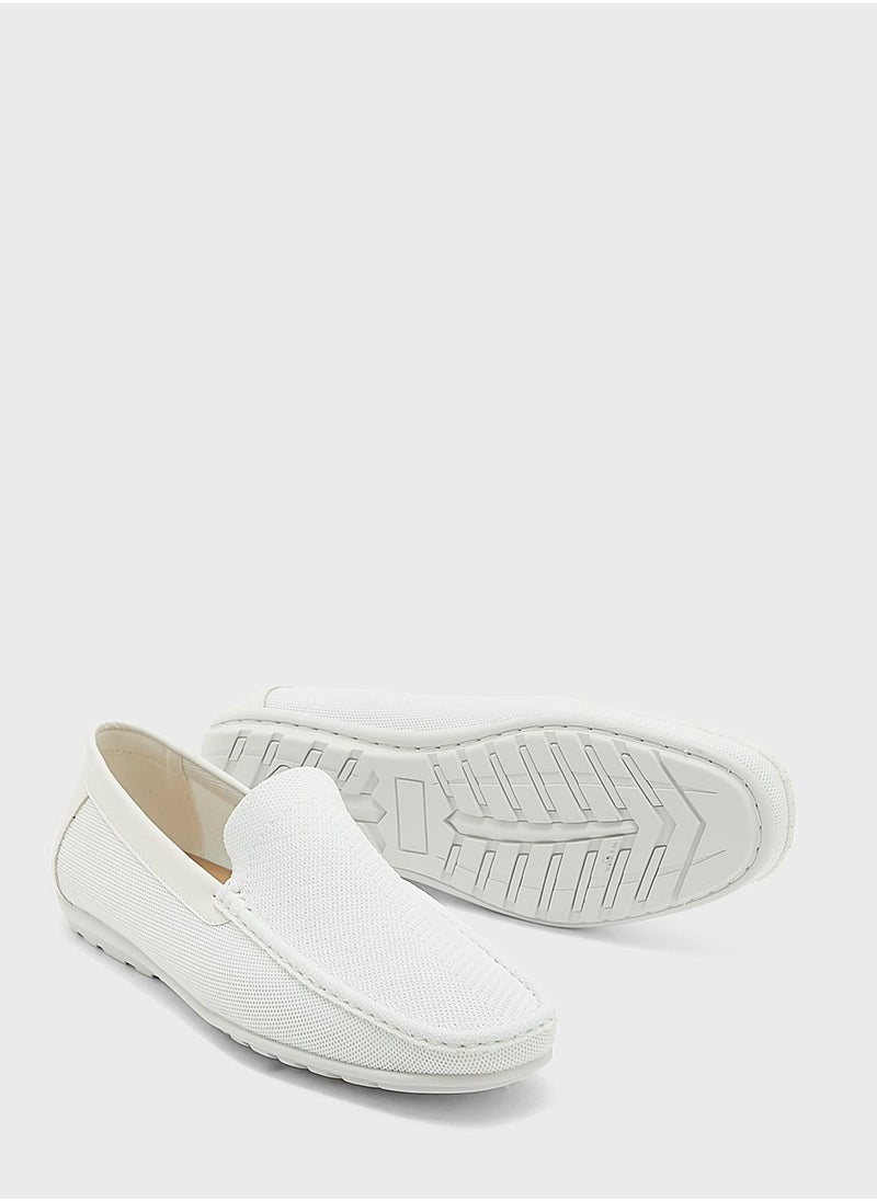 Robert Wood - Knitted Casual Moccasins - Image 1