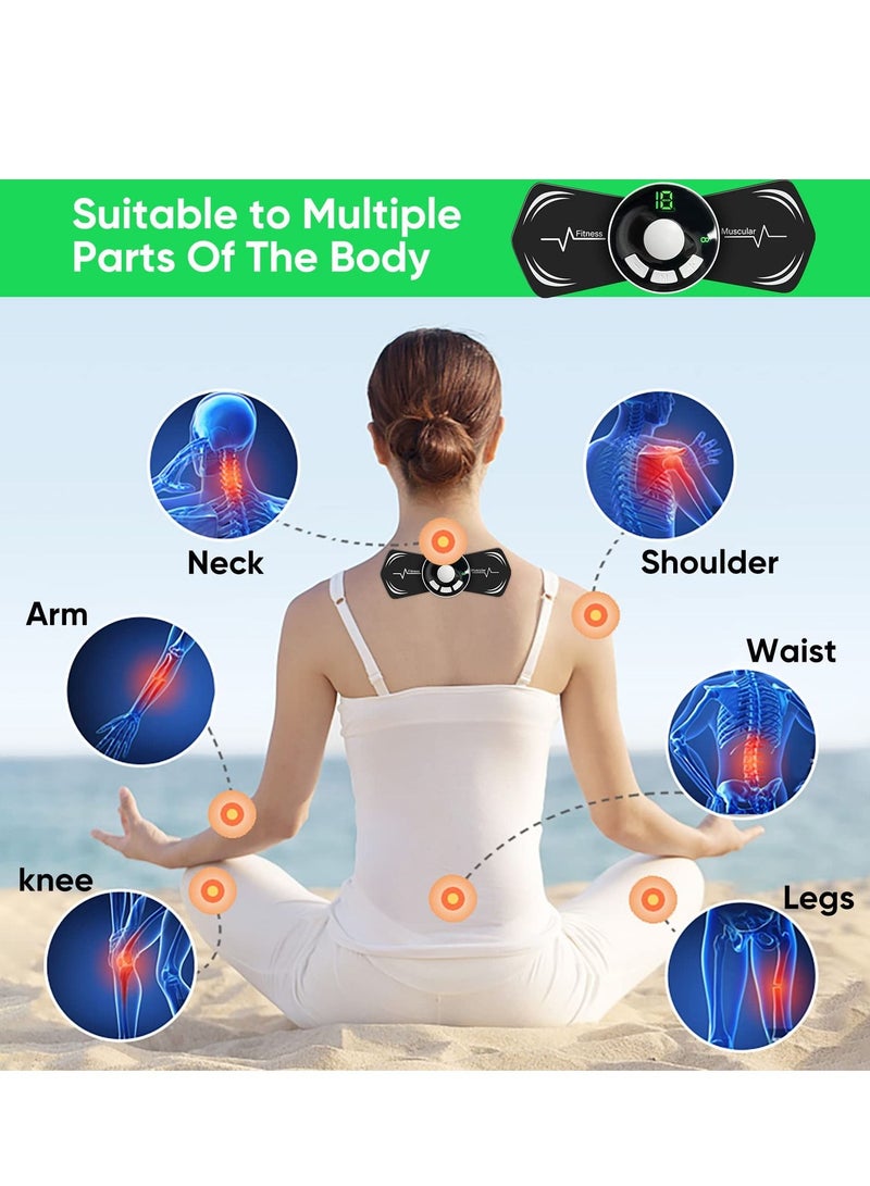 Excefore Neck Massager, Wireless TENS Machine for Pain Relief,  Rechargeable Compact Unit EMS Muscle Stimulator - Image 3