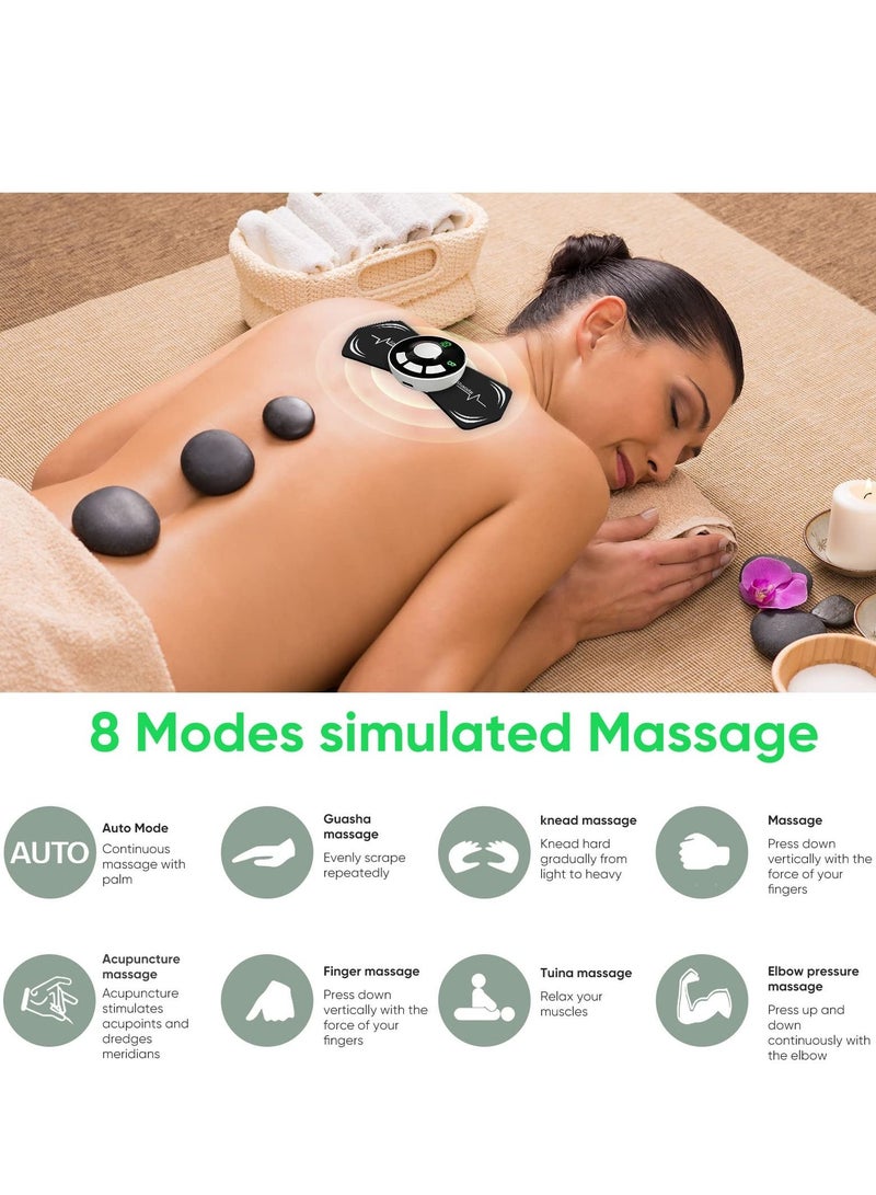Excefore Neck Massager, Wireless TENS Machine for Pain Relief,  Rechargeable Compact Unit EMS Muscle Stimulator - Image 4