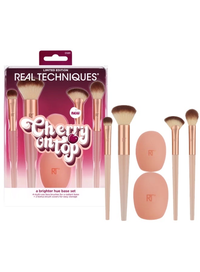 REAL TECHNIQUES Cherry On Top A Brighter Hue Base Kit, 6 Piece Set - Image 2
