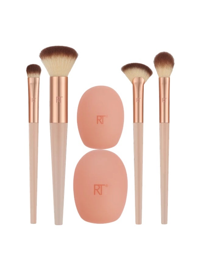 REAL TECHNIQUES Cherry On Top A Brighter Hue Base Kit, 6 Piece Set - Image 3