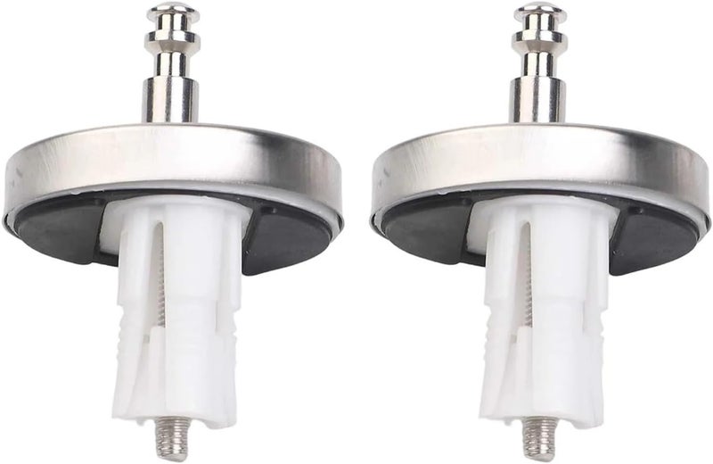 2Pc Toilet Lid Hinges Top Fix Hinge Mountings Replacement Release Quick Screws Fixing Bolts for Bathroom Acces 45/55/60mm for Toilet(B 45MM) - Image 4