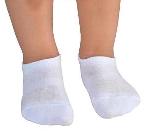 JORMATT 6 Pairs Toddler Little Girls Boys No Show Socks Thin Cotton Soft Anti Slip Low Cut Socks Breathable With Grips, S - Image 3