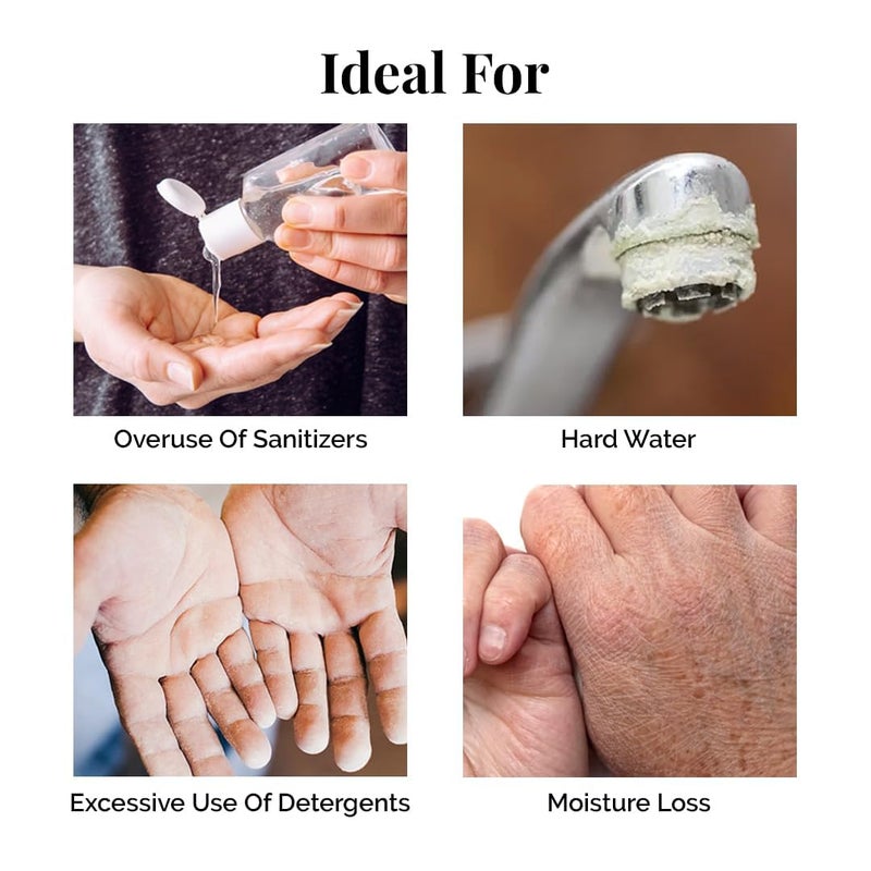 LuxaDerme LuxaDerme Korean Hand  Nail Rescue Cream  Nourishes Brightens and Firms Dry Hands 10 Shea Butter 2 Niacinamide  Astaxanthin Korean Skincare  50ml  - Image 3