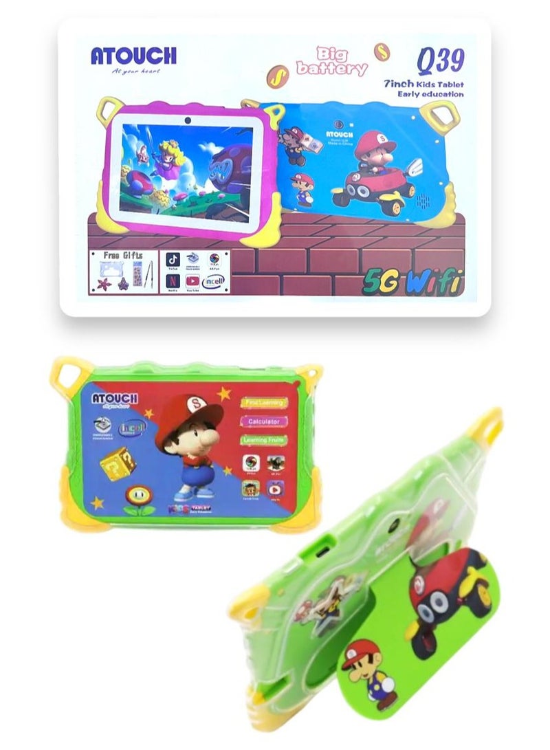 أتتش Atouch Q39 Tablet PC 7inch Kids early education Tablet 256 GB ROMwith free gifts - Image 1