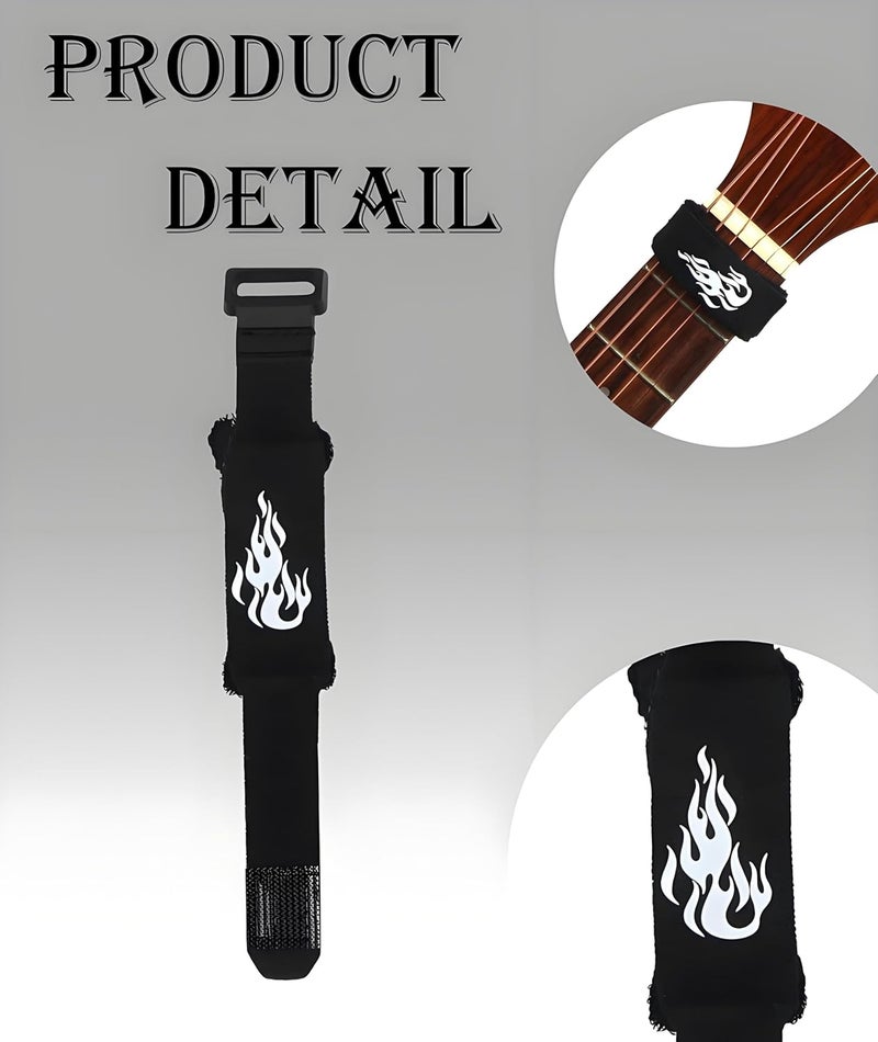 QuickHaven Guitar Fret Wrap and 4pcs Guitar Picks, Fret Wrap, Cool atterns Guitar Accessories, Muter Parts Accessories for Guitar Enthusiast - Image 3