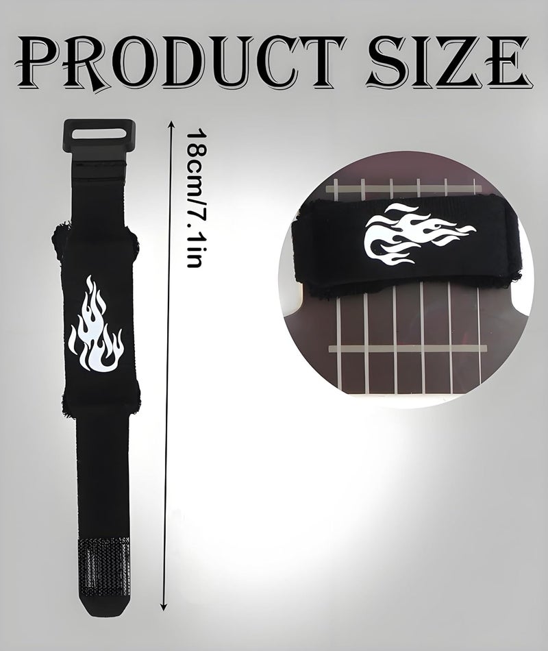 QuickHaven Guitar Fret Wrap and 4pcs Guitar Picks, Fret Wrap, Cool atterns Guitar Accessories, Muter Parts Accessories for Guitar Enthusiast - Image 2