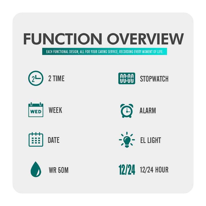 SKMEI 1163 Watches Kids Outdoor Sports Children Watch Digital Quartz Wristwatch for Boys Girls Watches with PU Strap Band Alarm LED Luminous Waterproof Date Shock Resistance Wearable Accessories - Image 4