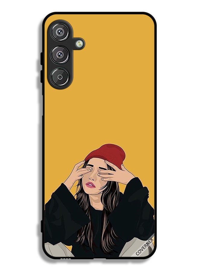Covernex Samsung Galaxy M36 Protective Case Cover Sad Girl Art - Image 1
