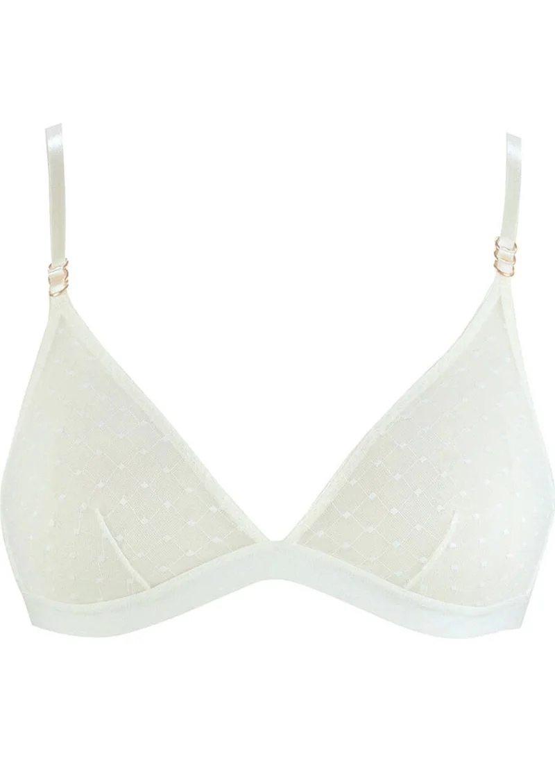 Magic Form 1795 Women's Non-Sponge and Non-Wireless Bra-Ecru