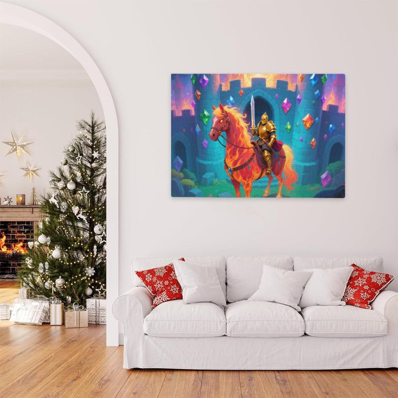 1000 Piece Colorful Flames Jigsaw Puzzle Modern Home Decor For Family Holiday Fun - Image 5