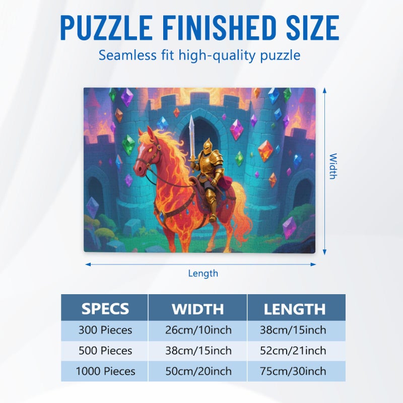 1000 Piece Colorful Flames Jigsaw Puzzle Modern Home Decor For Family Holiday Fun - Image 3