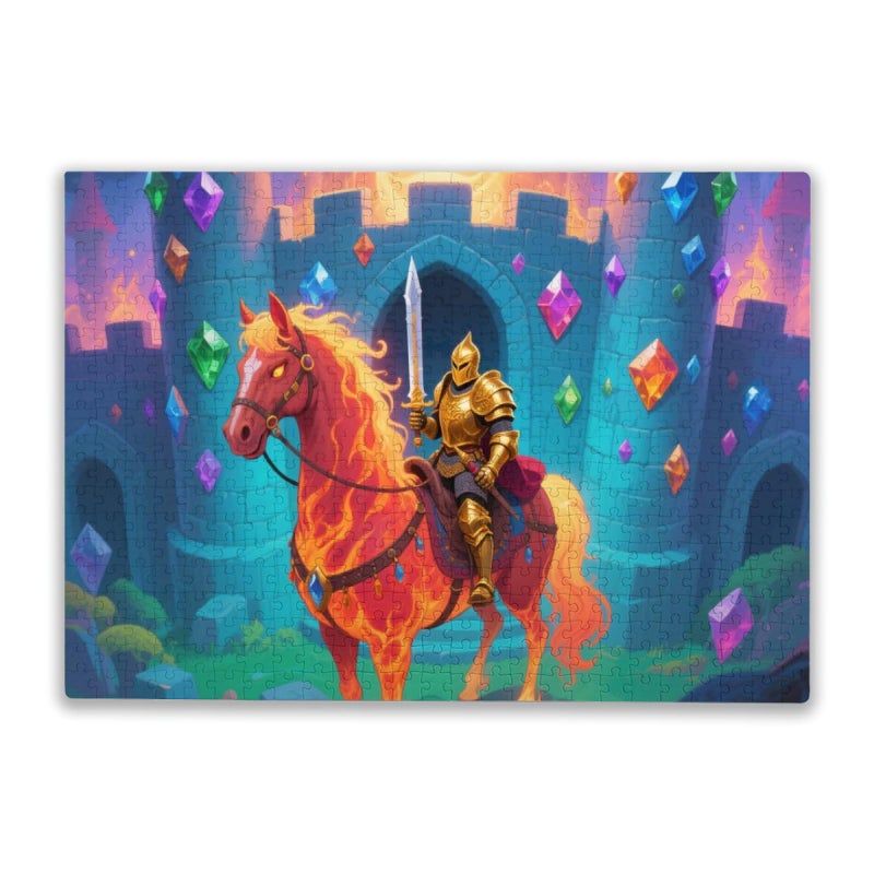 1000 Piece Colorful Flames Jigsaw Puzzle Modern Home Decor For Family Holiday Fun - Image 2