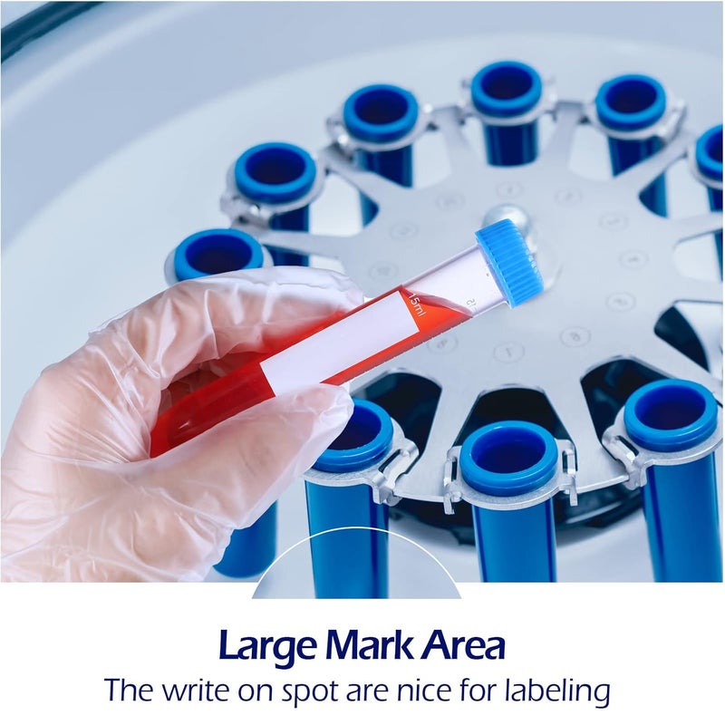 Konohan 200 Pack Conical Centrifuge Tubes 15ml, Sterile Plastic Test Tubes with Screw Caps, Polypropylene Conical Container Microcentrifuge Tube with Graduated Marks and Conical Bottom - Image 4
