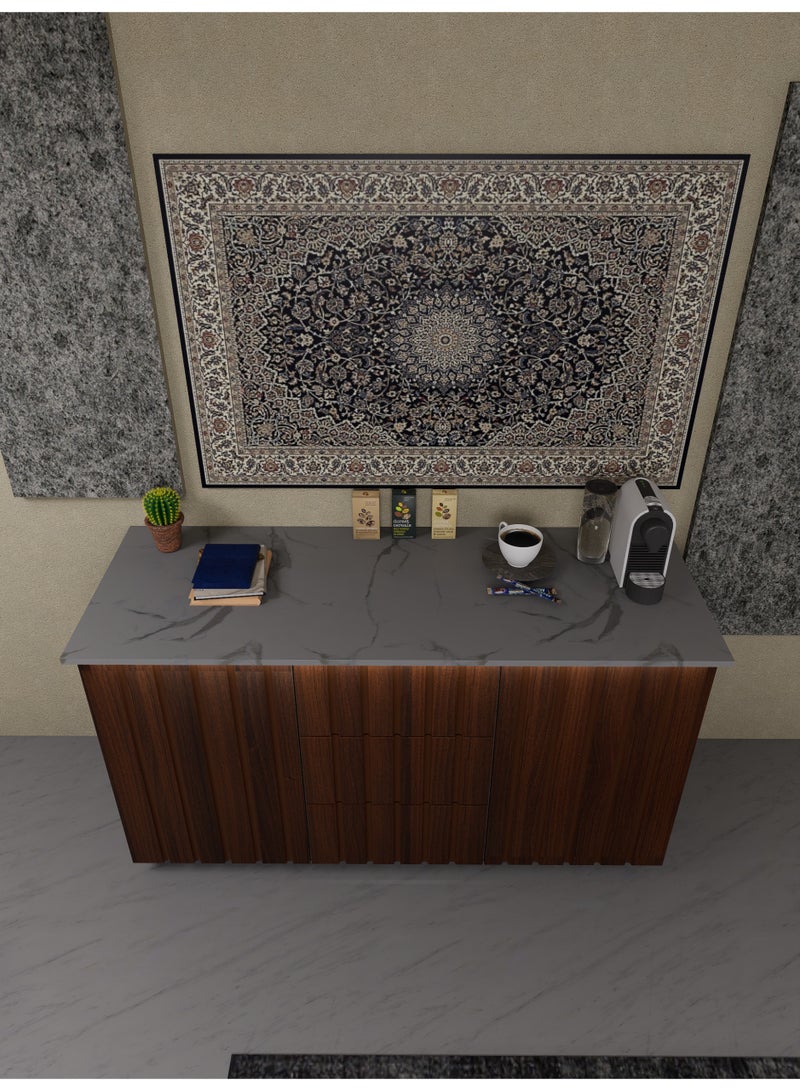 كوفي وورلد ركن القهوة بنقشات دائرية باضاءة مخفية - Image 1