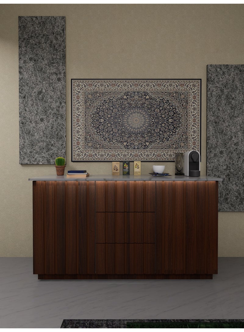 كوفي وورلد ركن القهوة بنقشات دائرية باضاءة مخفية - Image 2