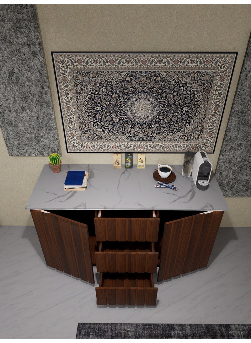 كوفي وورلد ركن القهوة بنقشات دائرية باضاءة مخفية - Image 5