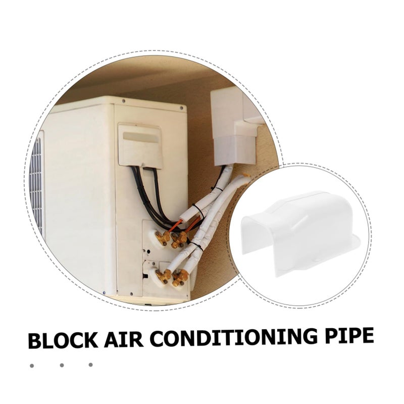 Decorative Air Conditioning Pipe Cover Kit 18X11X7cm for Indoor Outdoor Use - Image 4