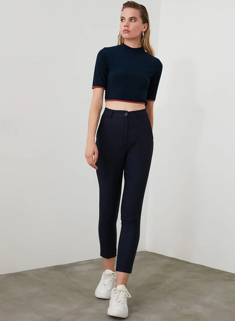 Trendyol High Waist Ankle Grazer Pants