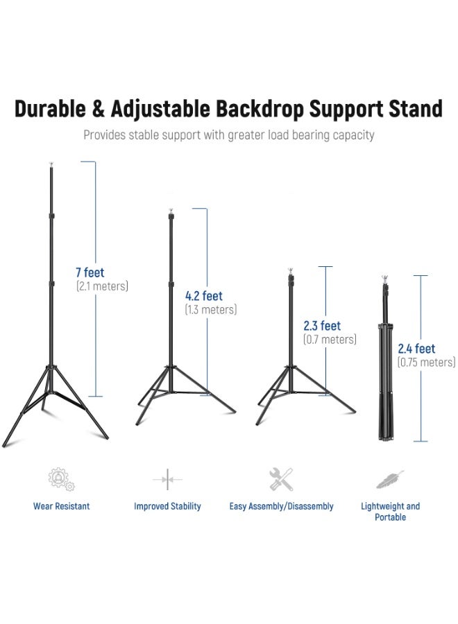 Neewer NK-ST0204 BackDrop Support System + 8 Clamps + 2 Sand Bags - Image 5