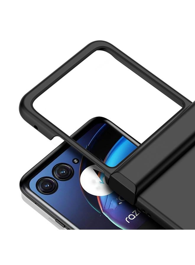 اس-توب جراب لهاتف Motorola Razr 50، جراب 3 في 1 بملمس الجلد، جراب هاتف الكمبيوتر الشخصي - Image 4