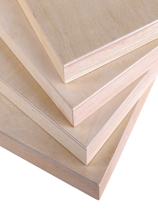 ARS 10 Pack Unfinished Wood Panels, 8 x 8 Inches Birch Wooden Cradled Painting Panel Canvas Boards for Watercolor, Arts and DIY Crafts, Easel Display, Use with Oils, Acrylics - Image 3