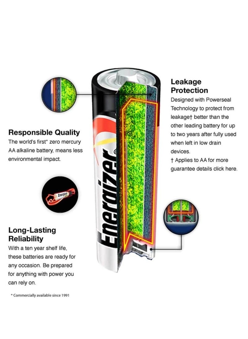 إنرجايزر بطاريتان AA ماكس من إنرجايزر (1.5 فولت) - Image 4