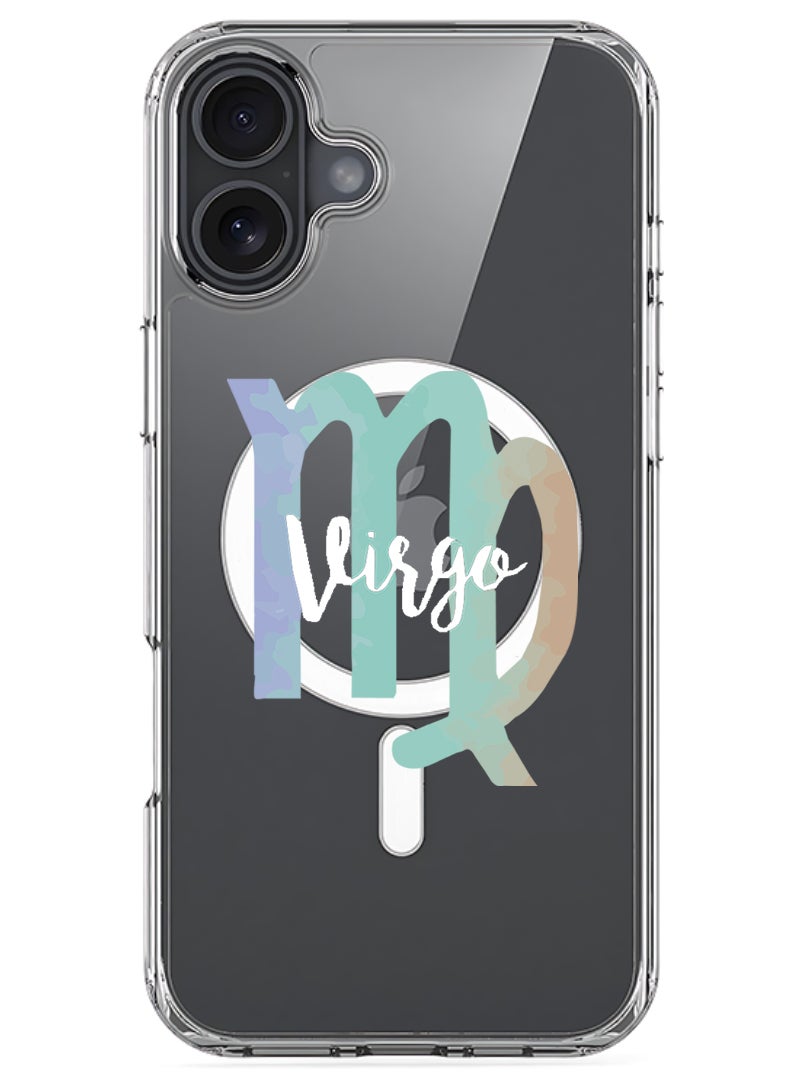 Theodor Magnetic Case for Apple iPhone 17 Compatible with MagSafe Wireless Charging, Shockproof Phone Bumper Cover - Virgo - Image 1