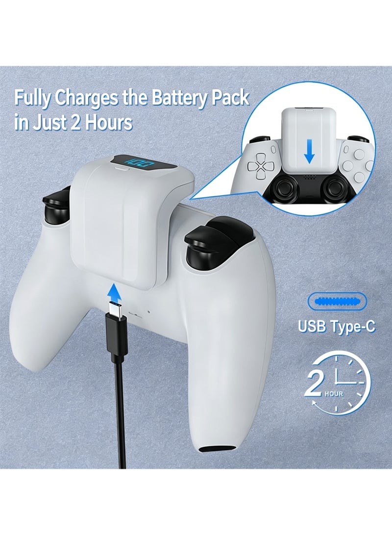 1800mAh P5 Controller Extra Power Bank with LED Plsplay, Fast Charging External Battery Pack for P5 - Image 3