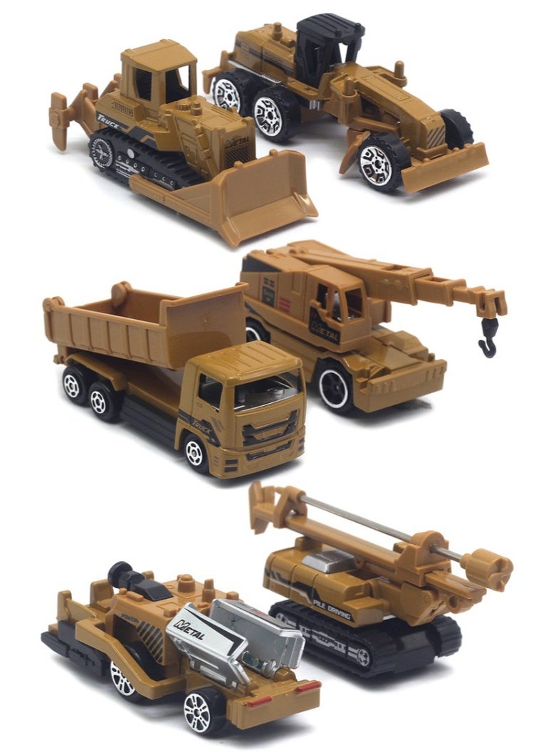 هالامودو … مجموعة من 6 مختارة: ٦ 4 سبيكة المواصفات المستخدمة في البناء بالرجوع الى نموذج الكلاسيكية الهندسية انزلاق دمى سلسلة । । الفلزات النقل الحضري موضوع الطفل مجموعة لعبك । بما في ذلك نماذج ست وظائف من الفئة الفنية، مثل المرفاع شاحنة قلابة تركن التحقيقات/। 7 -8cm كل الكمال في أحجام الاطفال । । । । الهجـوم المعمرة في الرسم البيئية تشكيل عالية الدقة -8 آذار التعليم أفضل سن لعبة مفضلة । عيد ميلاد جديد للعطلة - Image 1