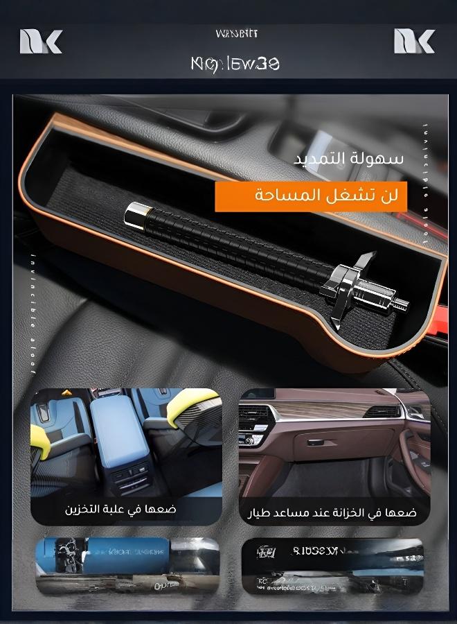 أداة أمان خارجية تلسكوبية محمولة - عصا نجاة سريعة النشر، بمقبض مريح ومضاد للانزلاق للمشي لمسافات طويلة والتخييم - Image 4