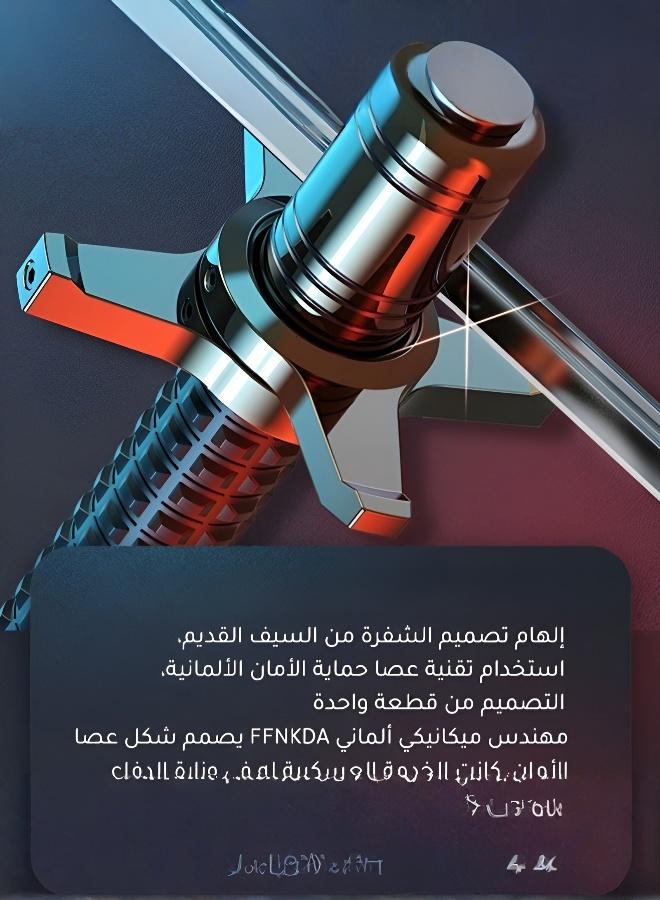 أداة أمان خارجية تلسكوبية محمولة - عصا نجاة سريعة النشر، بمقبض مريح ومضاد للانزلاق للمشي لمسافات طويلة والتخييم - Image 3