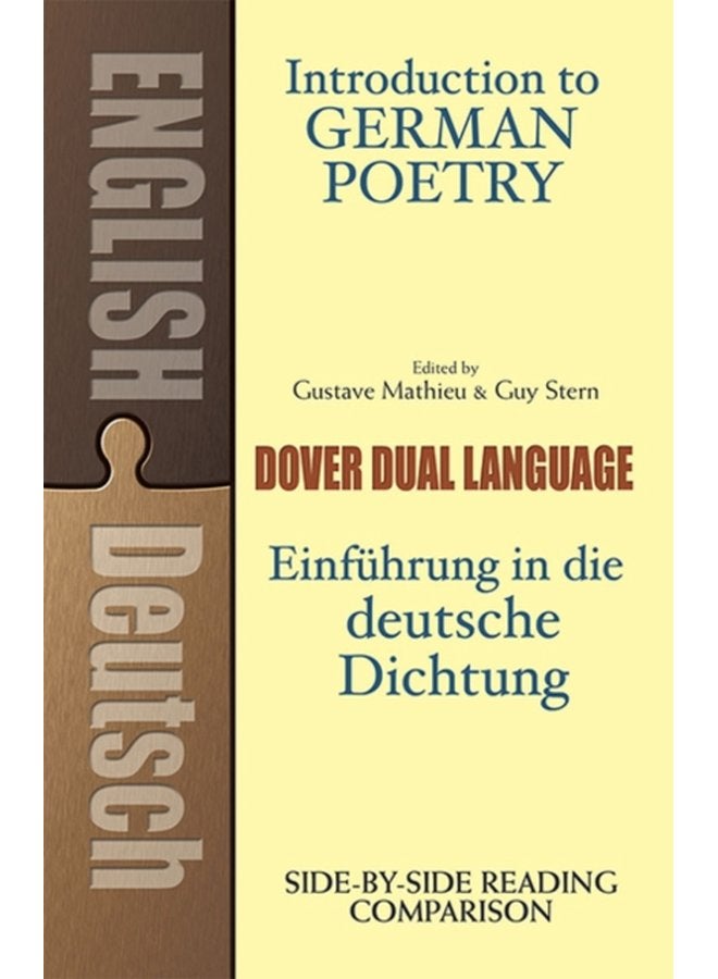 Introduction to German Poetry A Dual Language Book - Paperback