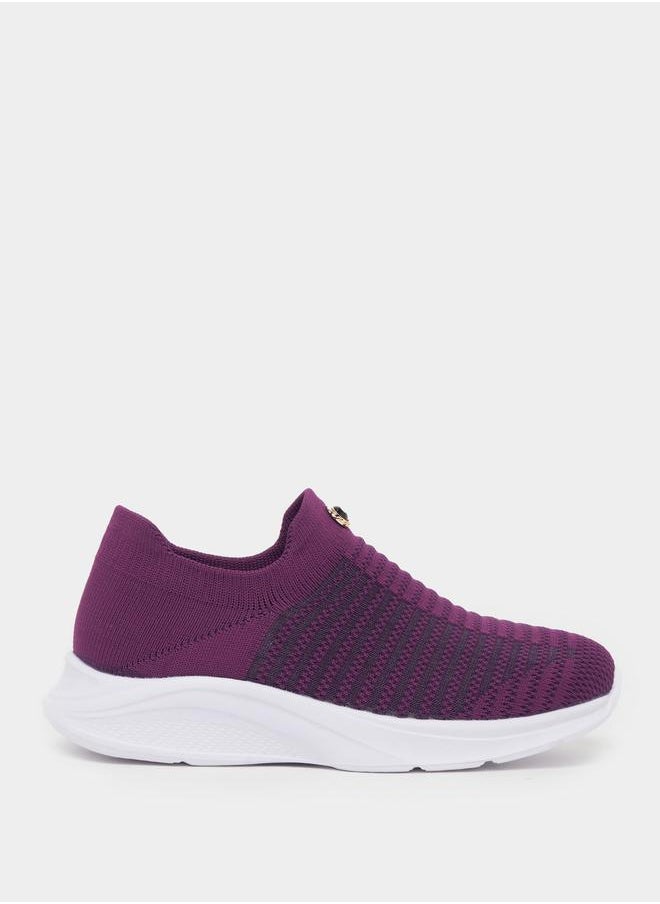 Styli - Textured Mesh Slip On Sneakers - Image 1