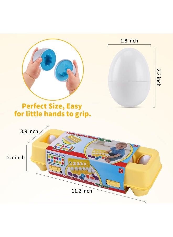 MAGIC VAULT Educational Matching Eggs Set for Toddlers - Image 4