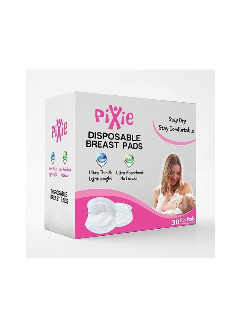 بيكسي وسائد الثدي بيكسي للاستعمال مرة واحدة 30 قطعة. - Image 2
