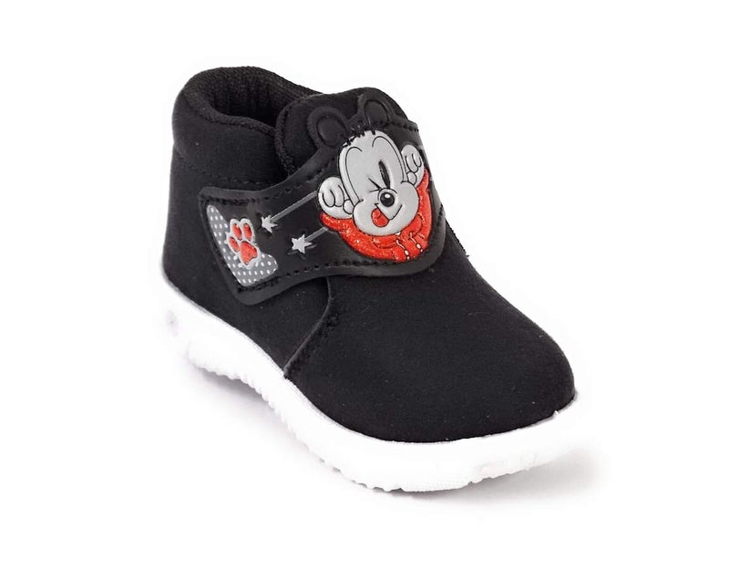 Coolz Kids Chu-Chu Sound Musical First Walking Shoes Bob Dog for Baby Boys and Baby Girls for 9-24 Months (Black, 21_Months) - Image 1