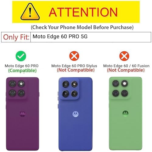 Kapa Noble Slim Magnetic Leather Flip Case Cover for Moto Edge 60 Pro | Card Holder Stand Flip Wallet Case (Blue) - Image 2