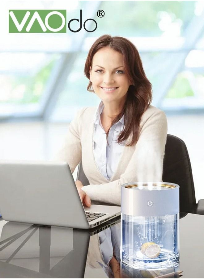 VAOdo - 3 Nozzle Humidifier USB Charging 2L Large Capacity Silent Fine Spray Humidifier - Image 1