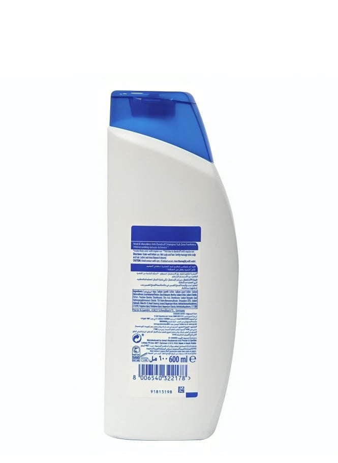 Head & Shoulders Anti-Dandruff Shampoo Sub-Zero Freshness 600 ml  - Image 2