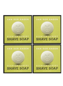 Van der Hagen Van Der Hagen Men's Luxury Scented Shave Soap, 3.5 Ounce (Pack of 4) 