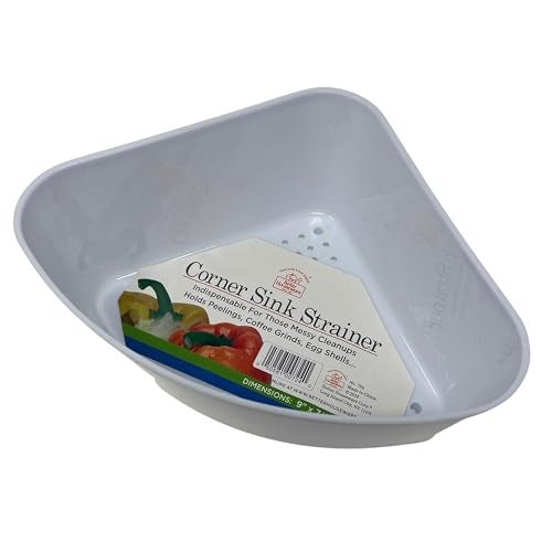 Better Houseware Triangular Kitchen Sink Drain Basket for Food, Sink Food Catcher Basket for Washing Vegetables & Fruits Corner Sink Strainer - Image 3