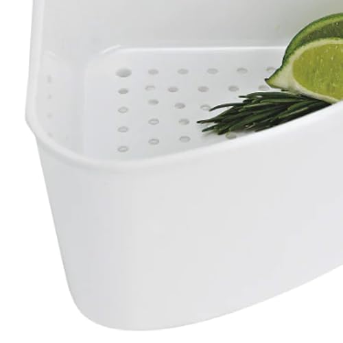 Better Houseware Triangular Kitchen Sink Drain Basket for Food, Sink Food Catcher Basket for Washing Vegetables & Fruits Corner Sink Strainer - Image 5